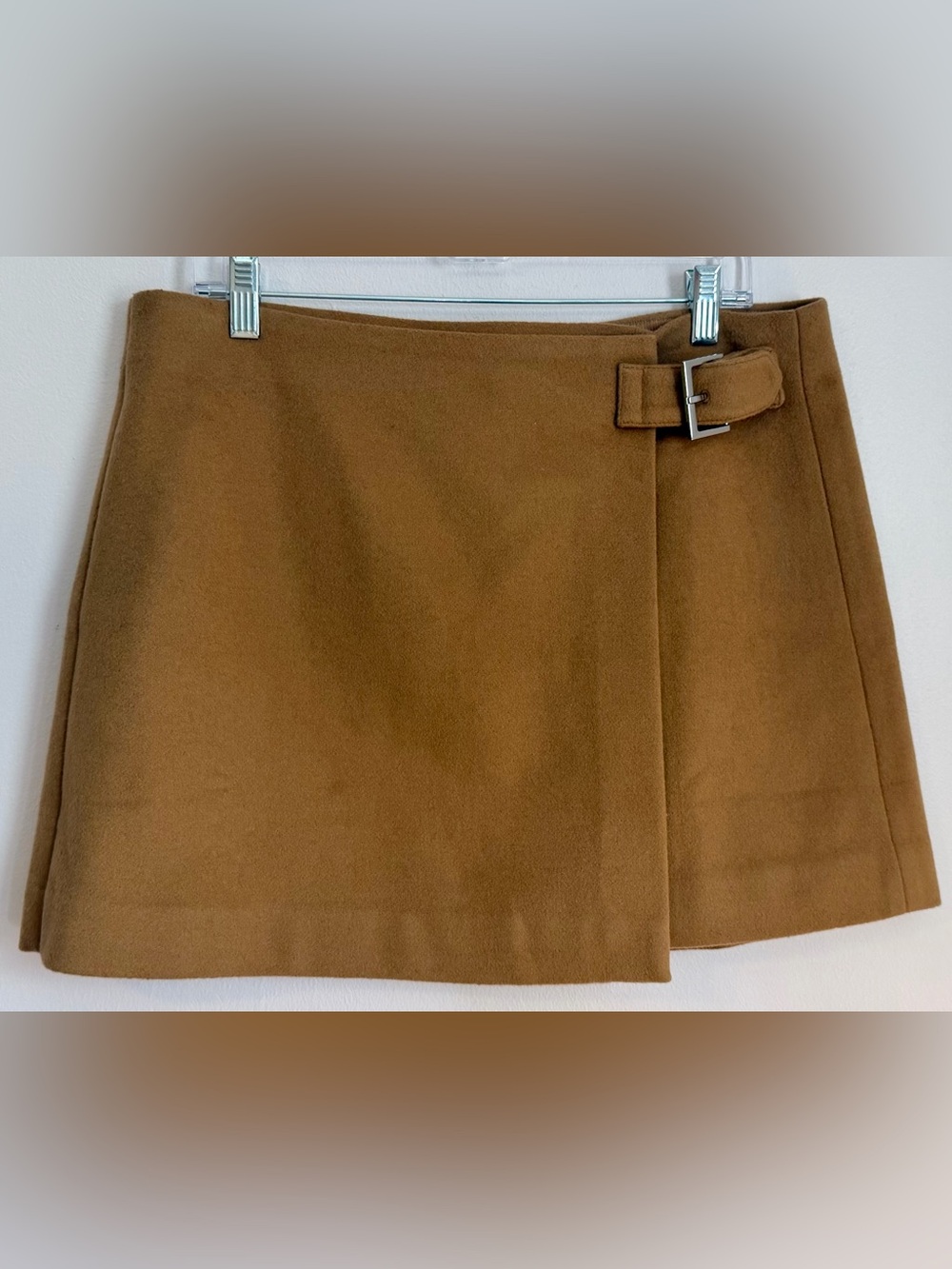 J.Crew Collection Mario Bellucci Wool Cashmere Mini Skirt Brown 12 - Picture 3 of 10